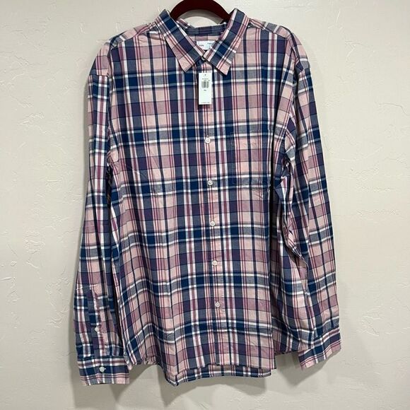 Old Navy Plaid Button Down Shirt - Picture 1 of 4